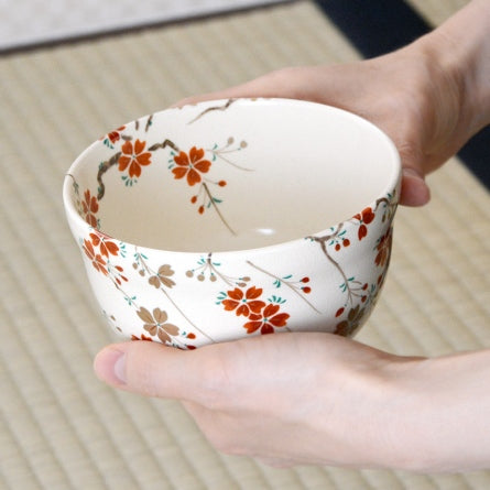 Chawan / Matcha Schale von Ninsei Shidarezakura